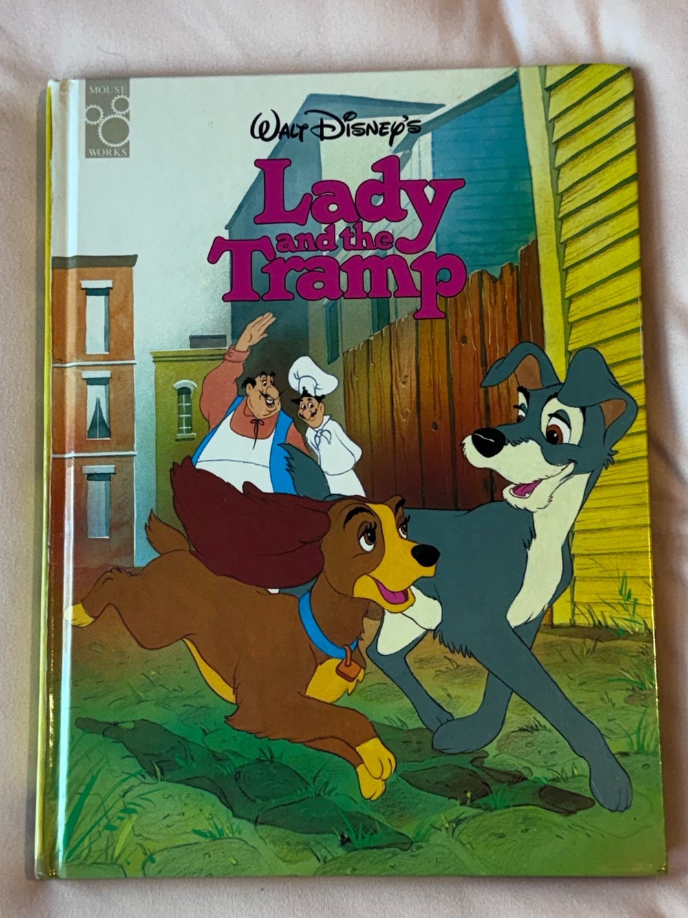Vintage 1994 Walt Disney Lady and the Tramp Hardcover Book!